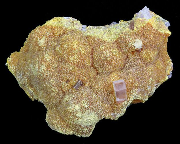 Orpiment With Barite Crystals - Peru #63788